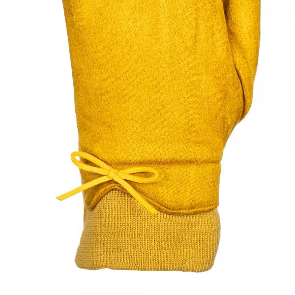 Γυναικεία γάντια Filia κίτρινο, 2 - Kalapod.gr
